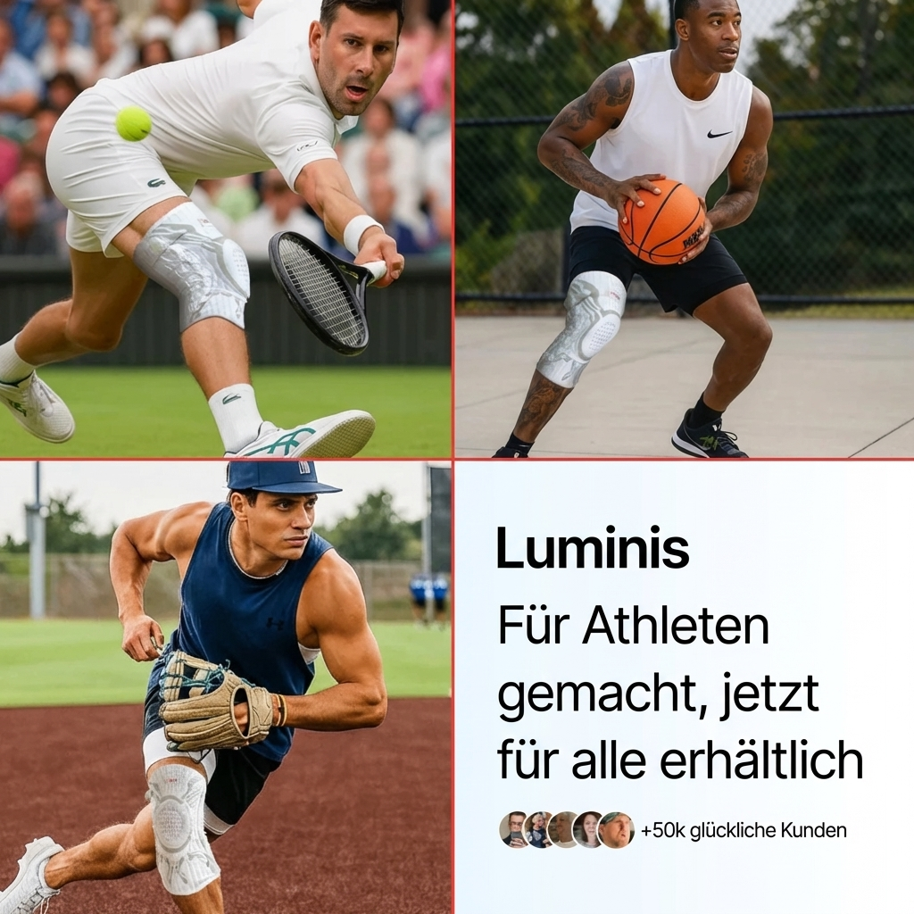 Luminis KneeRelief™ Kniebandage – Sofortige Stabilität & gezielte Schmerzlinderung