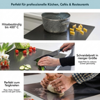 Luminis SteelPrep™ Schneidebrett – Rutschfest, hygienisch & ultra langlebig
