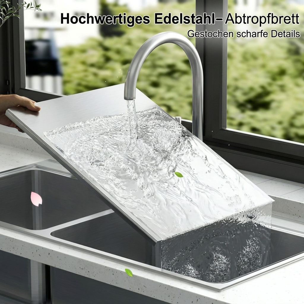Luminis SteelPrep™ Schneidebrett – Rutschfest, hygienisch & ultra langlebig