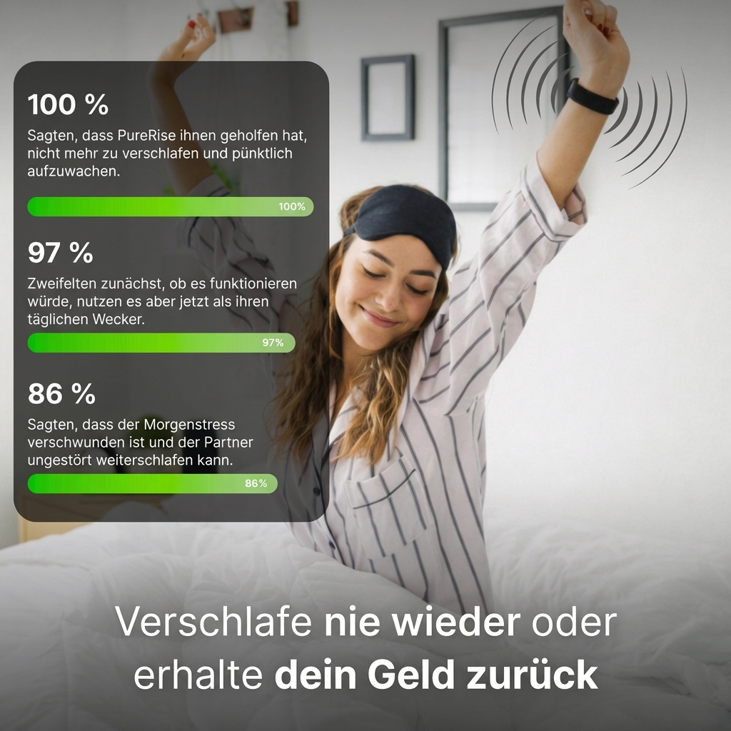 Luminis VibraWake™ – Vibrierender LED‑Wecker am Handgelenk mit Schrittzähler für Tiefschläfer