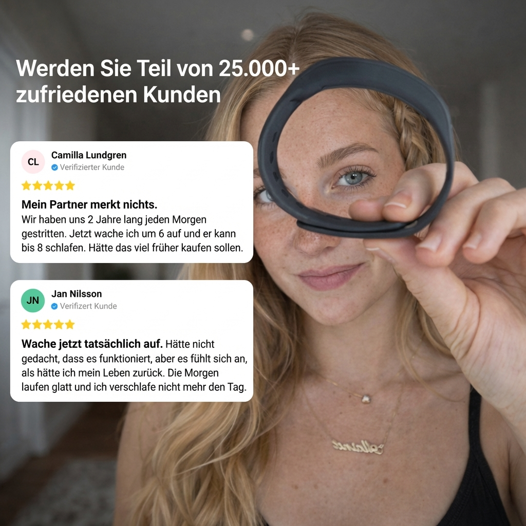 Luminis VibraWake™ – Vibrierender LED‑Wecker am Handgelenk mit Schrittzähler für Tiefschläfer