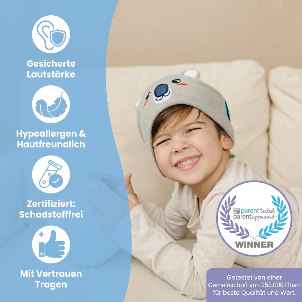 Luminis DreamBand Kids™ – Bluetooth‑Schlafstirnband‑Kopfhörer für Kinder