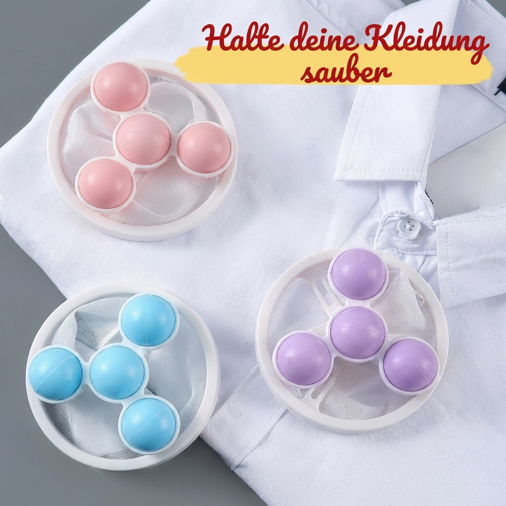 Luminis WashClean™ – 3er-Set - Wiederverwendbarer Fussel‑ & Tierhaar‑Fänger