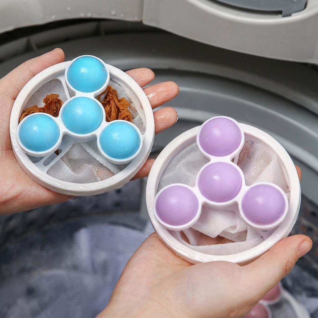 Luminis WashClean™ – 3er-Set - Wiederverwendbarer Fussel‑ & Tierhaar‑Fänger