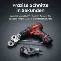 Luminis MetalCut™ – Präzise Bohrer-Aufsatz für saubere Metallschnitte