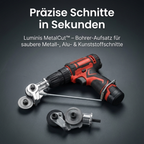 Luminis MetalCut™ – Präzise Bohrer-Aufsatz für saubere Metallschnitte