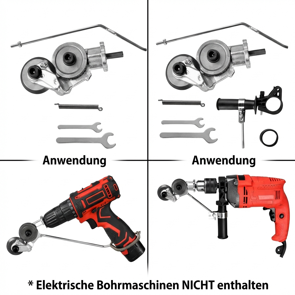 Luminis MetalCut™ – Präzise Bohrer-Aufsatz für saubere Metallschnitte