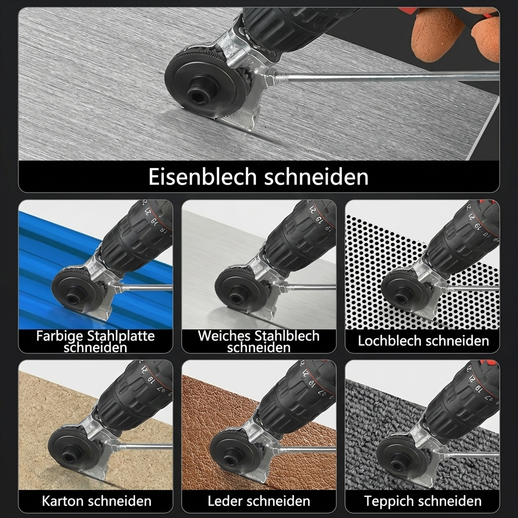 Luminis MetalCut™ – Präzise Bohrer-Aufsatz für saubere Metallschnitte