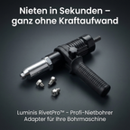 Luminis RivetPro™ – Profi Nietbohrer Adapter für Bohrmaschine