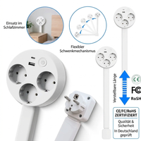 LumiFlex™ - Drehbarer Steckdosenerweiterung