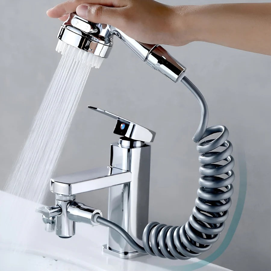 Luminis AquaFlex™ – Premium Kupfer Wasserhahn Duschset für Küche & Bad